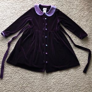 Girls purple dress